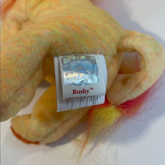 Bushy the Lion (RETIRED) 2000 Beanie Baby Ty Inc. 90s Toy Collectable - Picture 2 of 5